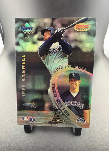 1998 Bowman Mirror Image Jeff Bagwell Richie Sexson Todd Helton Frank Thomas