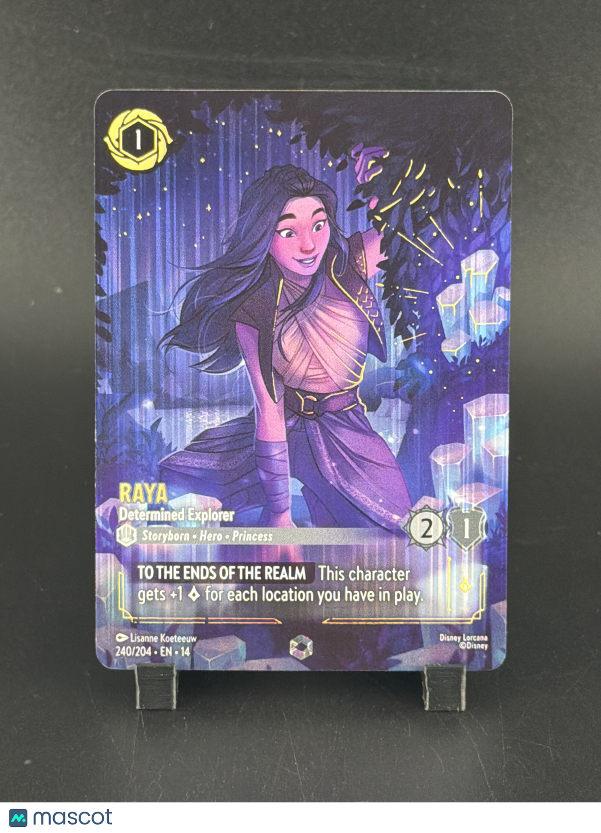 Ursula's Return Raya Foil Full Art Enchanted
