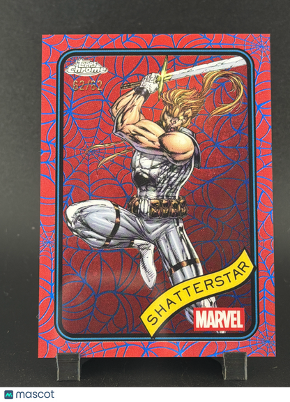 2025 Topps Chrome Marvel Shatterstar 62/62 #49