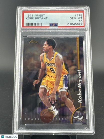 1998 Finest Kobe Bryant #175 PSA 10