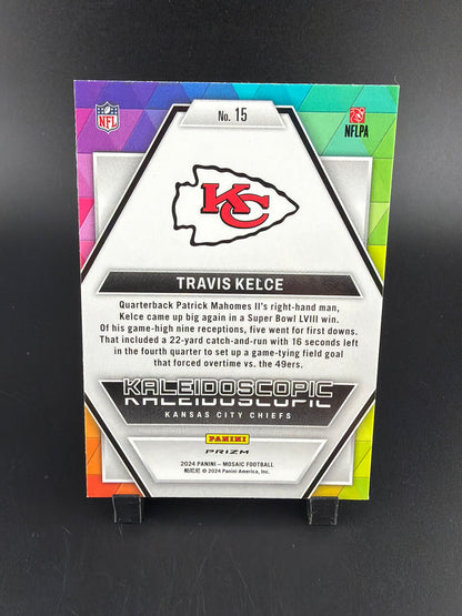 2024 Panini Mosaic Travis Kelce #15