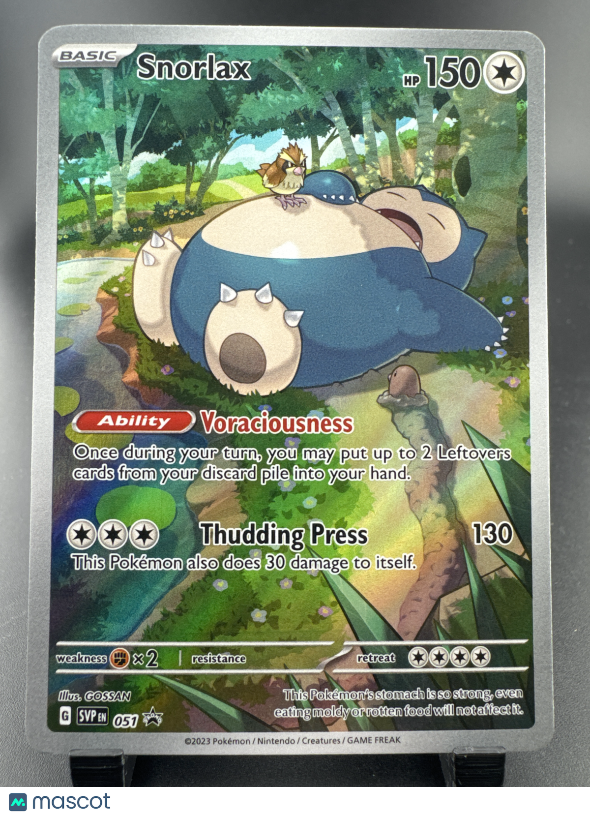 Scarlet & Violet Snorlax Holo Black Star Promo FA #SVP EN 051