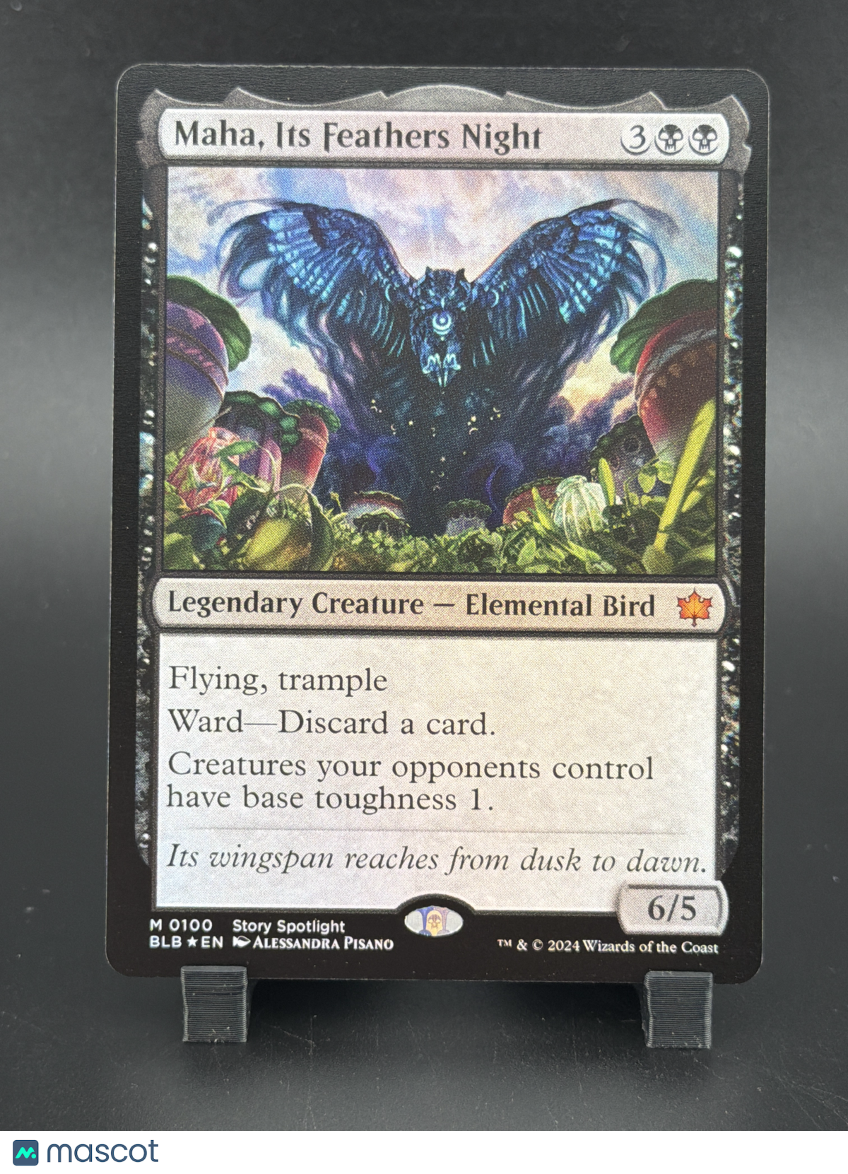 Bloomburrow Maha, Its Feathers Night Foil
