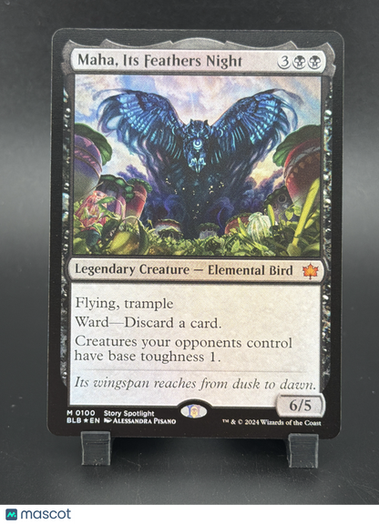 Bloomburrow Maha, Its Feathers Night Foil