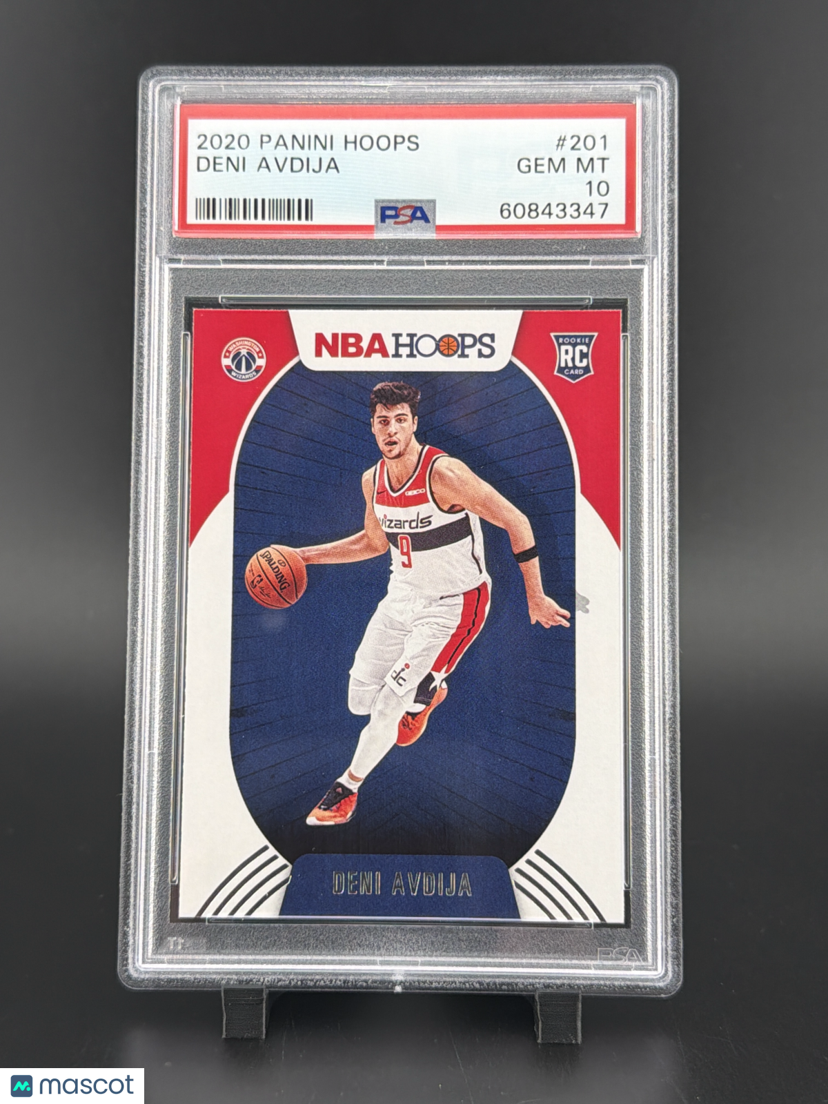 2020 Panini Hoops Deni Avdija #201 PSA 10