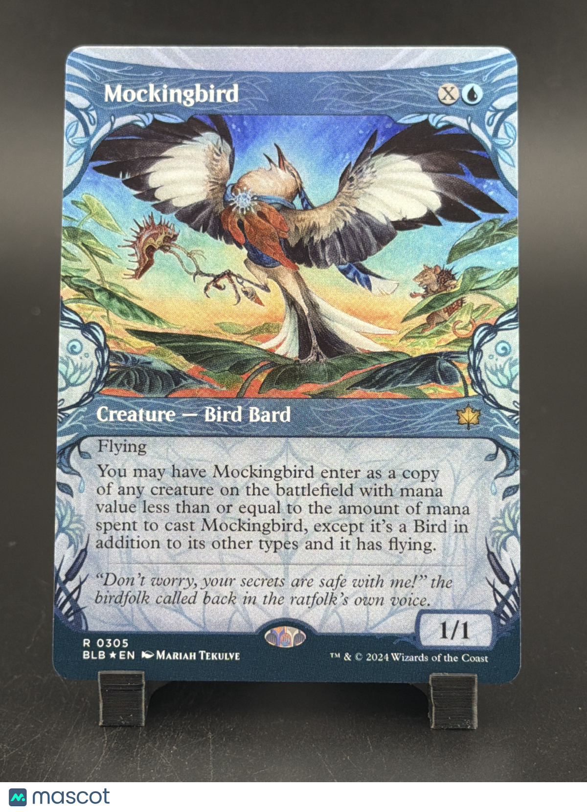Bloomburrow Mockingbird Showcase Alternate Art Borderless