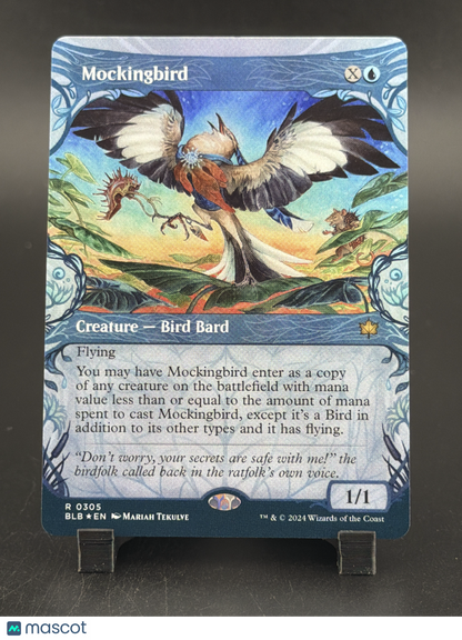 Bloomburrow Mockingbird Showcase Alternate Art Borderless