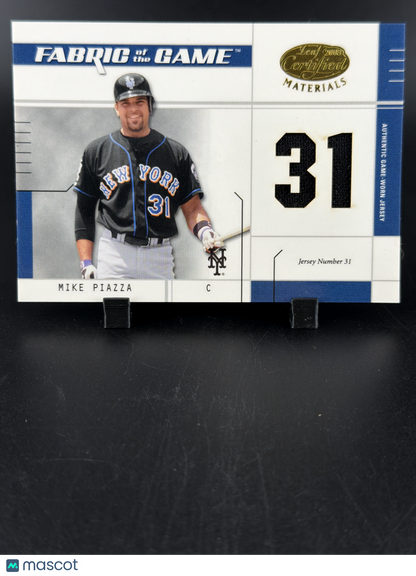 2005 Leaf Certified Materials Mike Piazza #FG-109 Fabric of the Game Jersey