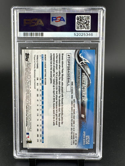 2018 Topps Update Ronald Acuna JR. #US250 PSA 10
