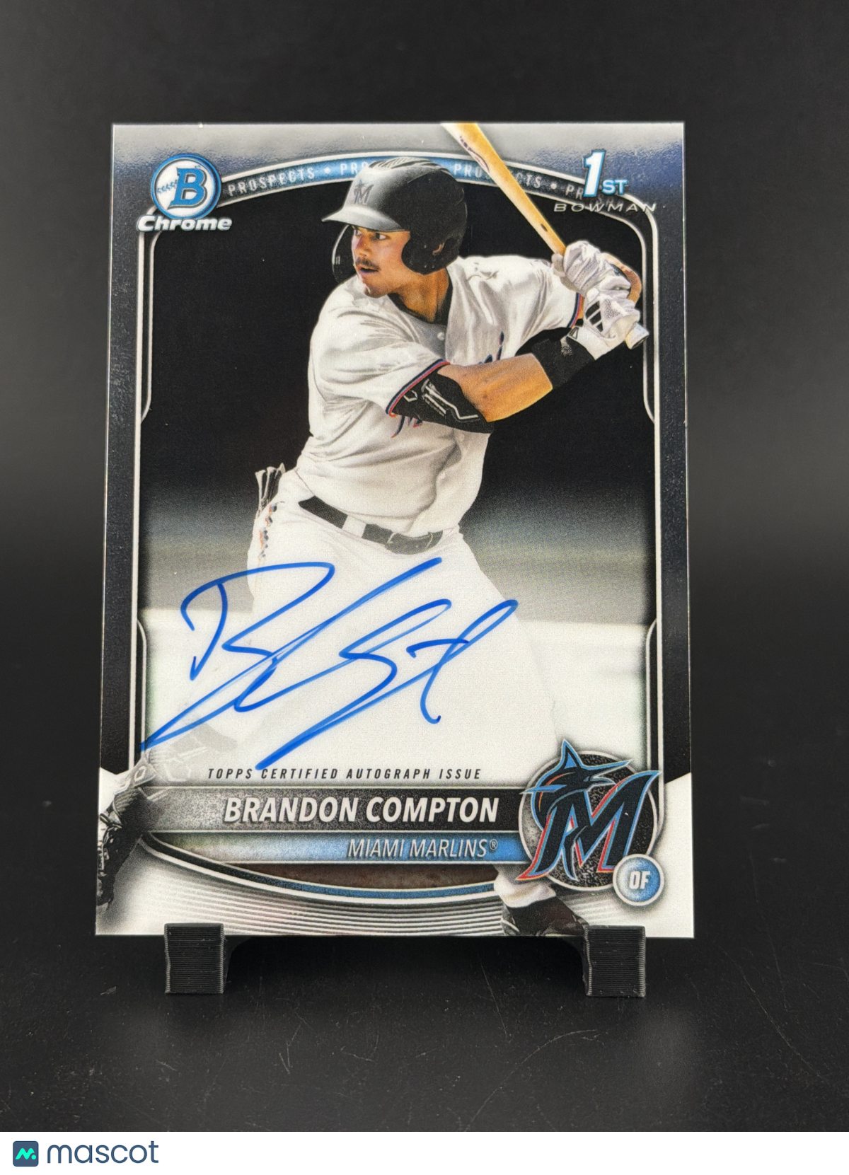 2025 Bowman Chrome Brandon Compton #CPA-BCO Black