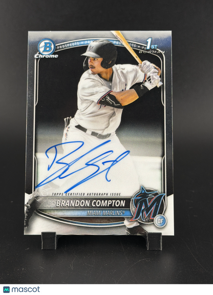 2025 Bowman Chrome Brandon Compton #CPA-BCO Black