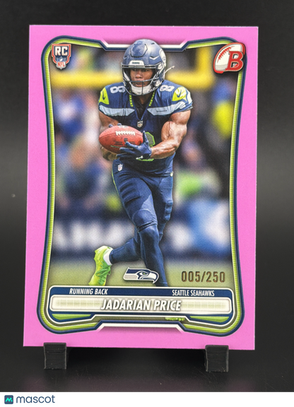2026 Topps Bowman Jadarian Price #144 Pink /250 RC