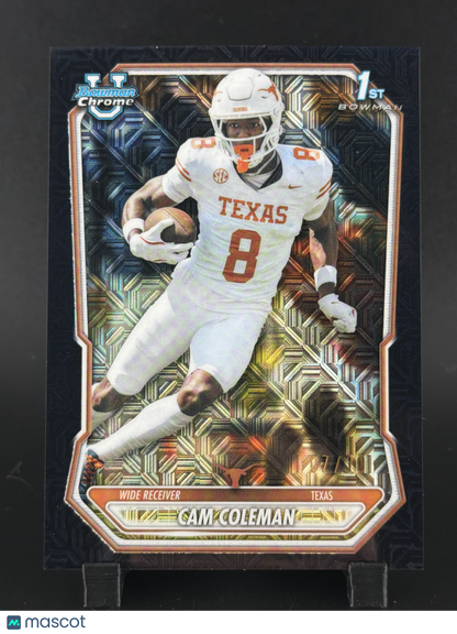 2026 Bowman Chrome University Football Cam Coleman #BCP-14 Mojo Refractor /10