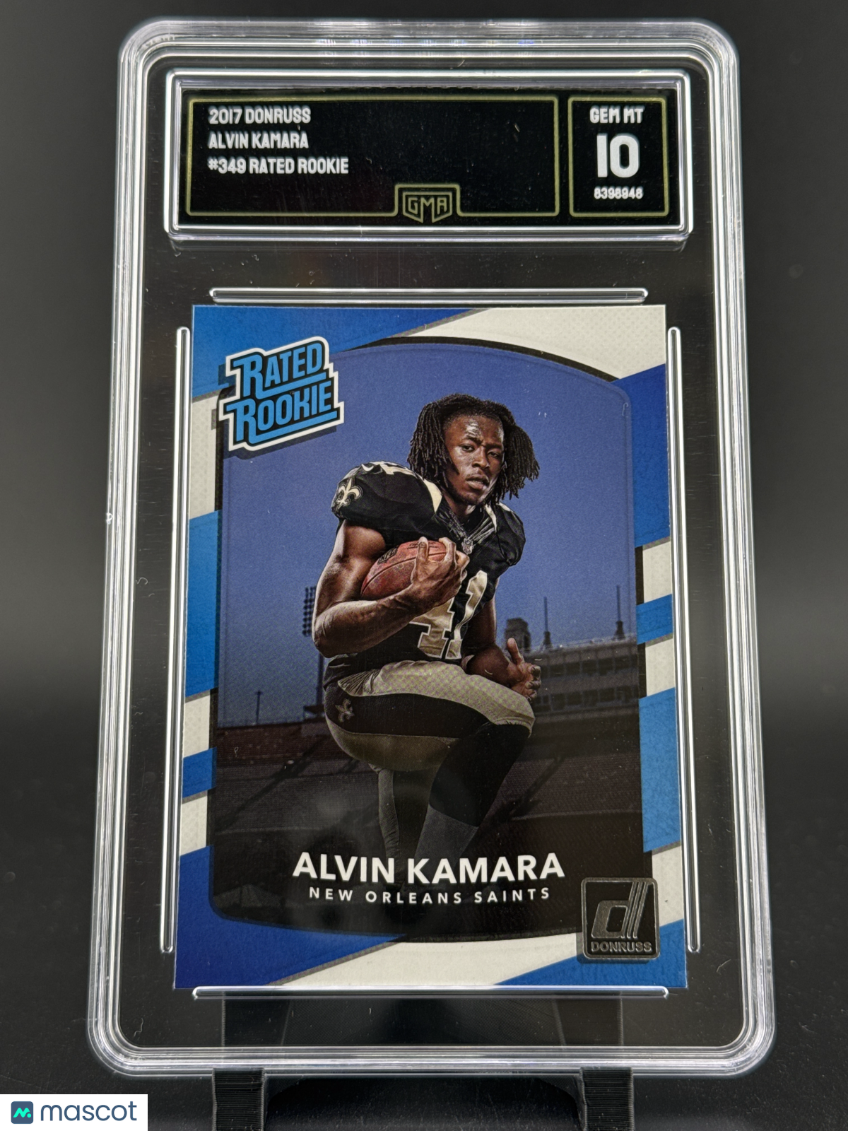 2017 Donruss Alvin Kamara #349 GMA 10