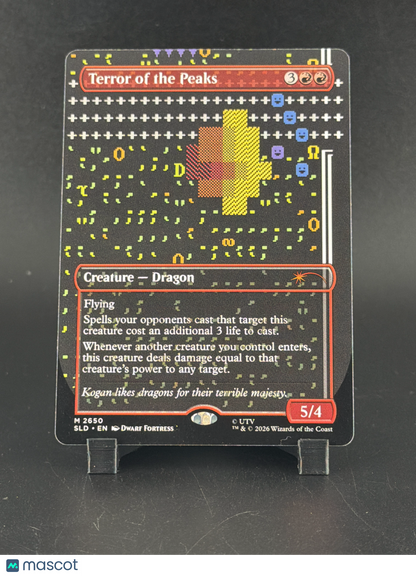 Secret Lair Drop Terror of the Peaks Borderless