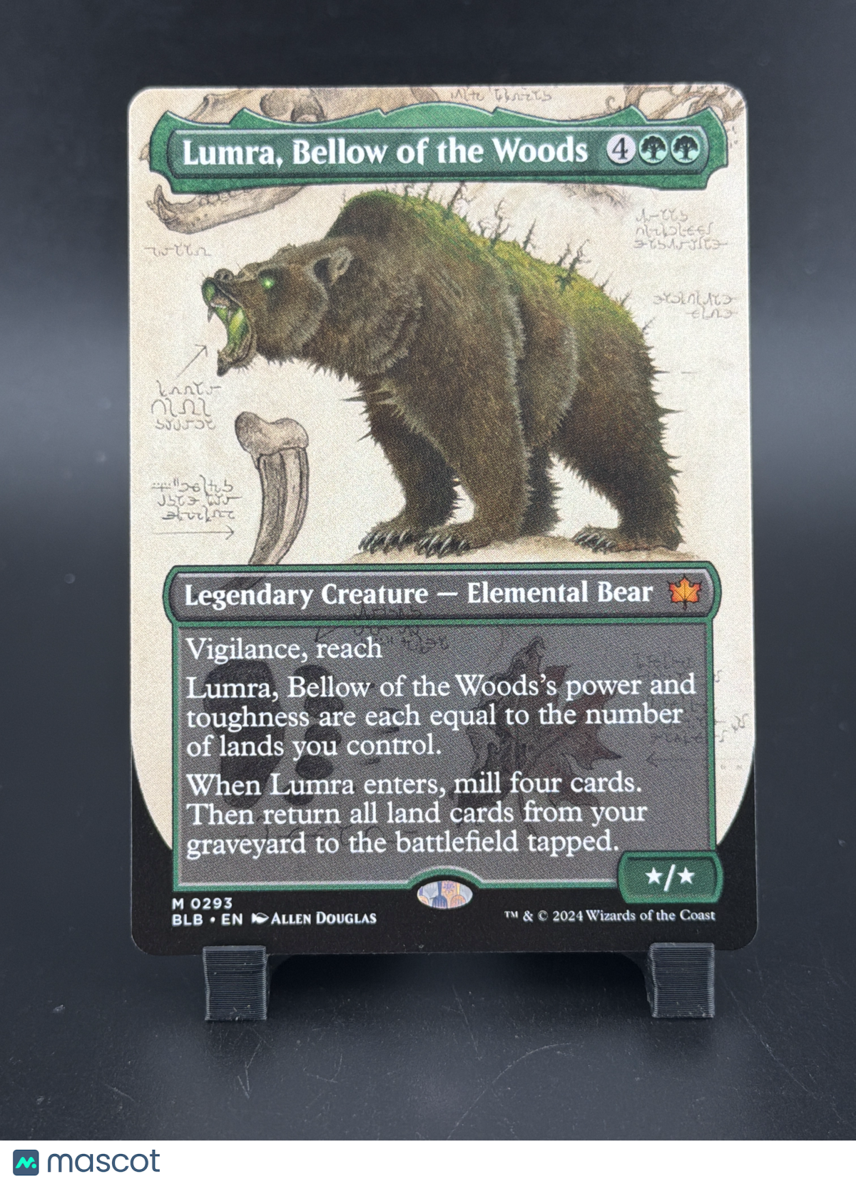 Bloomburrow Lumra, Bellow of the Woods Field Notes Showcase Borderless