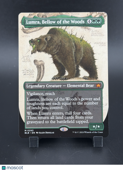 Bloomburrow Lumra, Bellow of the Woods Field Notes Showcase Borderless