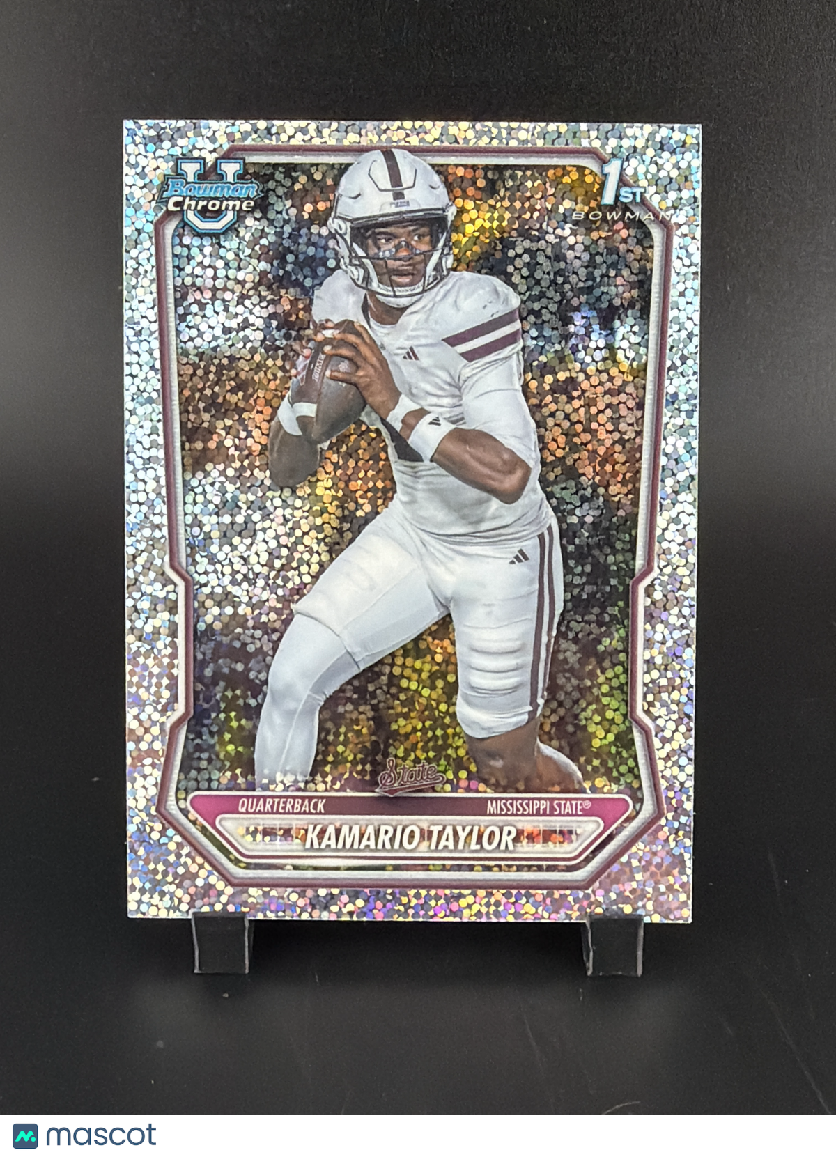 2026 Bowman Chrome University Kamario Taylor #BCP-100 Speckle Refractor