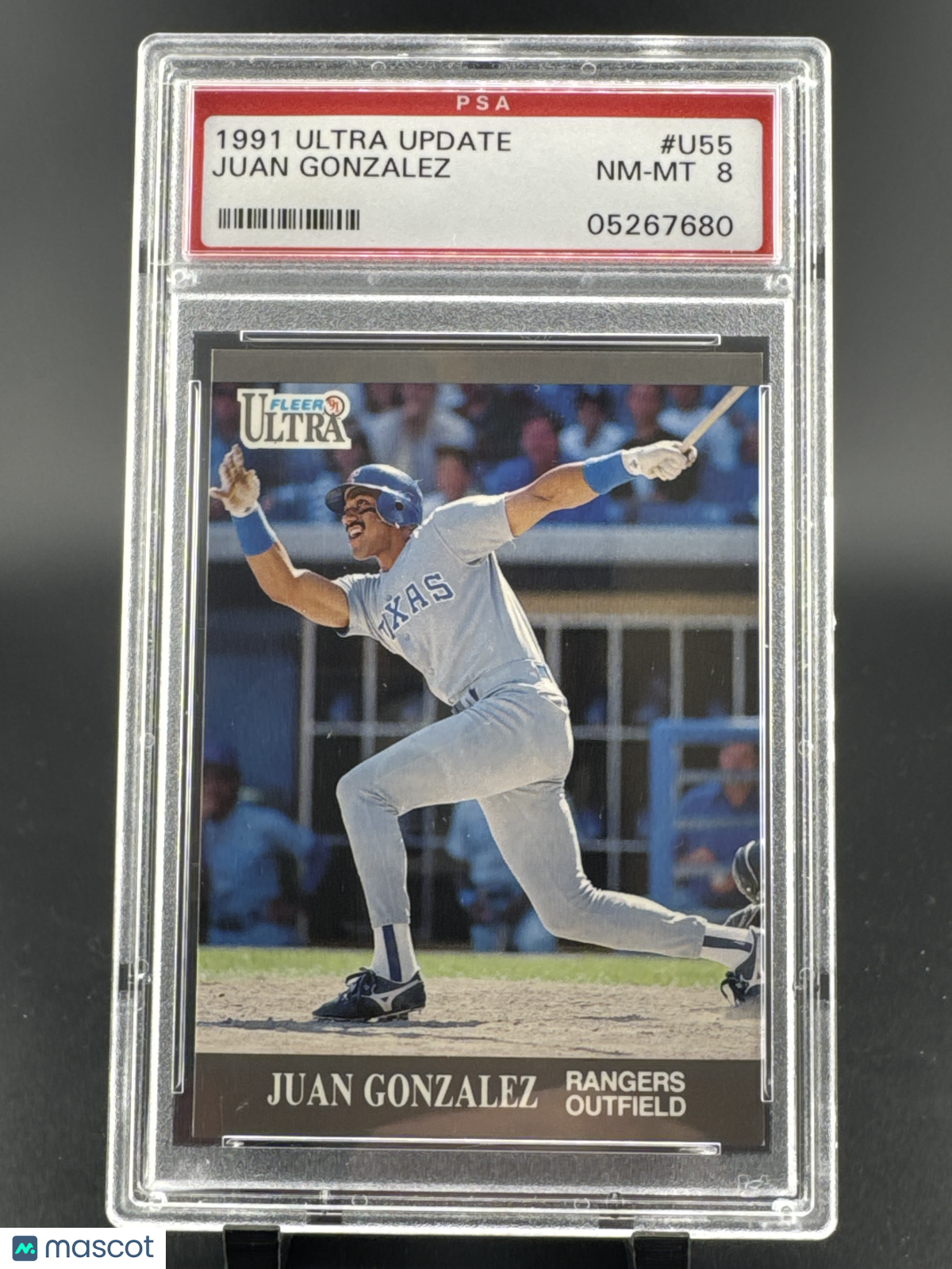 1991 Ultra Update Juan Gonzalez #U-55 PSA 8