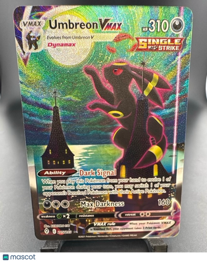 2021 Evolving Skies Umbreon VMAX Holo Secret Rare SR FA #215/203