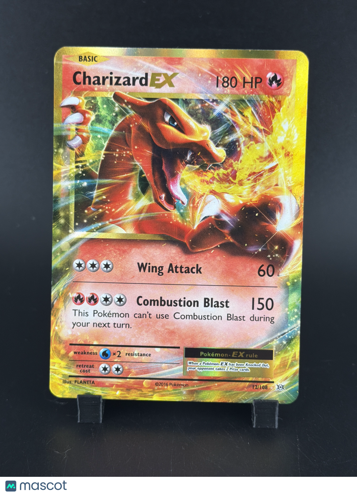 2016 Evolutions Charizard EX Holo Rare #12/108
