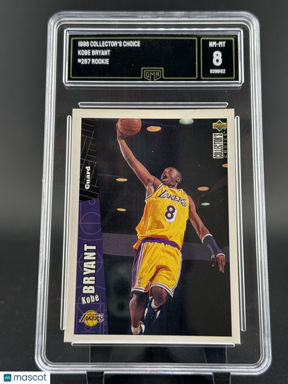 1996 Upper Deck Collector's Choice Kobe Bryant #267 GMA 8