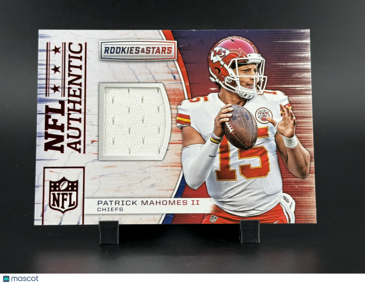 2018 Panini Rookies & Stars NFL Authentic Patrick Mahomes II #A-16 Memorabilia