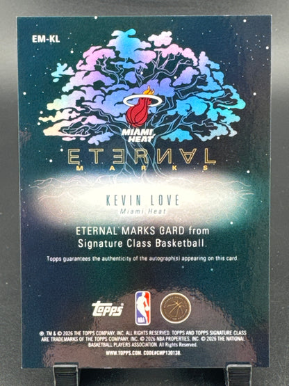 2026 Topps Signature Class Kevin Love #EM-KL /25