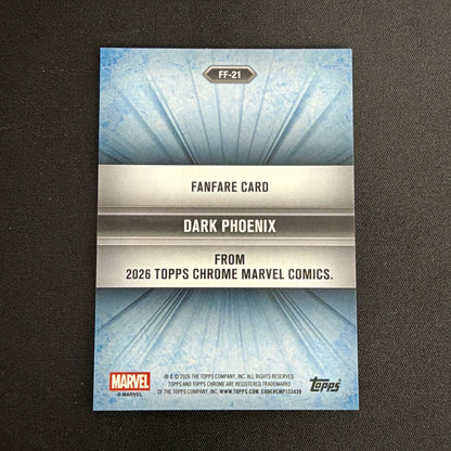 2026 Topps Chrome Marvel Comics Fanfare Insert Dark Phoenix Non-Sport #FF-21