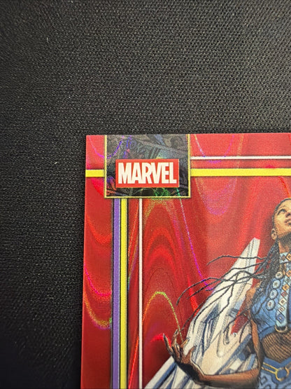 2026 Topps Chrome Shuri True Red 3/5 Marvel #154