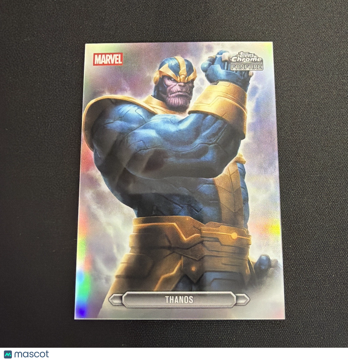 2026 Topps Chrome Marvel Comics Thanos Fanfare Refractor