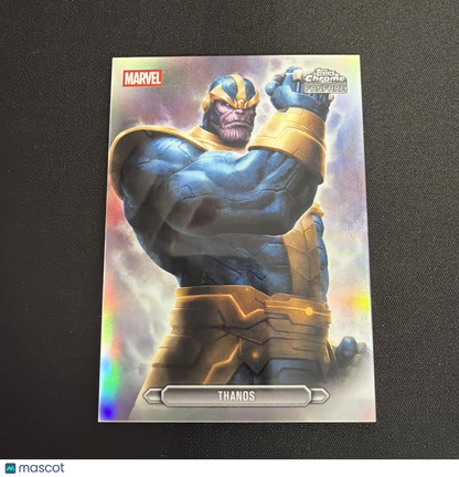 2026 Topps Chrome Marvel Comics Thanos Fanfare Refractor