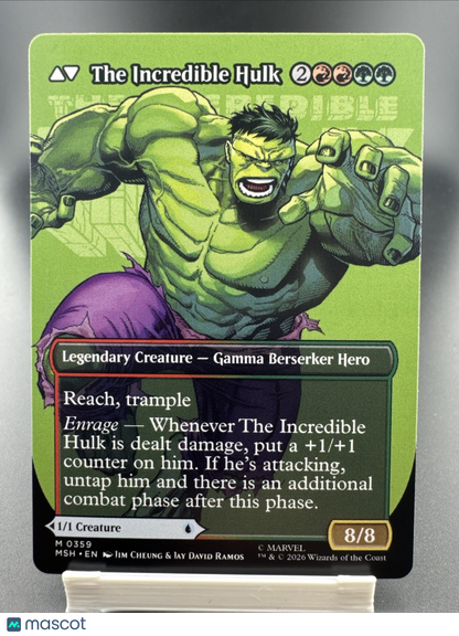 2026 MTG Marvel Superheroes Borderless NP #359 The Incredible Hulk Bruce Banner