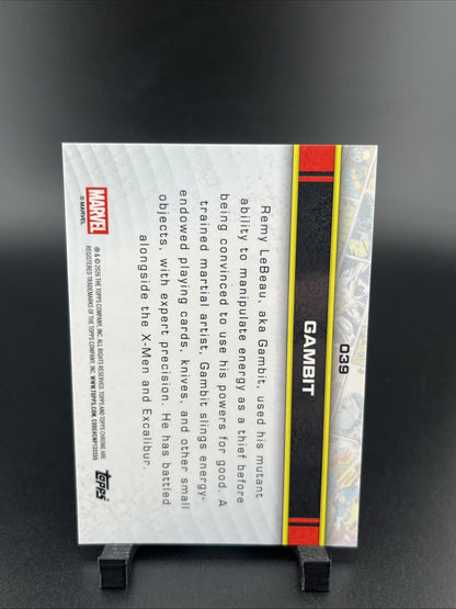 2026 Topps Marvel Comics Aqua Refractor Gambit 070/199