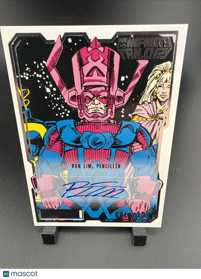 Upper Deck Marvel Allegiance Infinity Trilogy  "Galactus" RON LIM AUTO