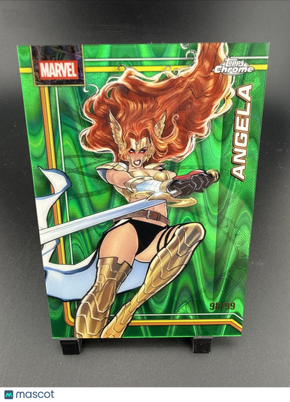 2026 Topps Chrome Marvel - Angela Green Raywave /99