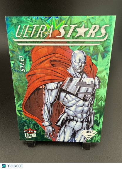 2025 Fleer Ultra Superman Ultra Stars Green US-10 Steel John Henry Irons
