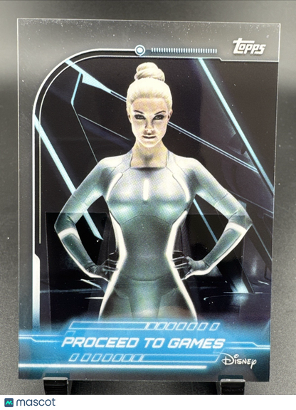 2026 Topps Chrome Disney #Tron-9 Proceed To Games Tron Tek