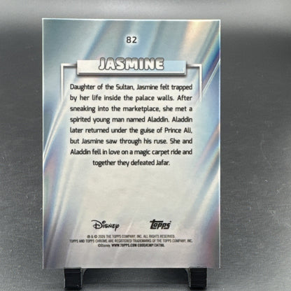 2026 Topps Chrome Sapphire Disney Jasmine Gold /50