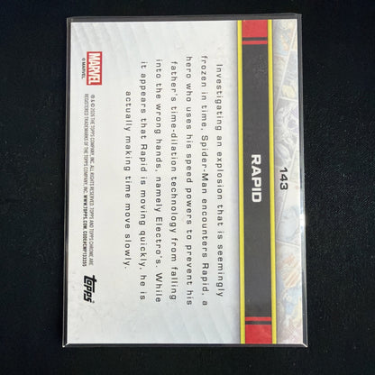 2026 Topps Chrome Marvel Rapid #143 Captain America Star Refractor 29/41