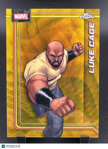 2026 TOPPS CHROME MARVEL LUKE CAGE GOLD /50