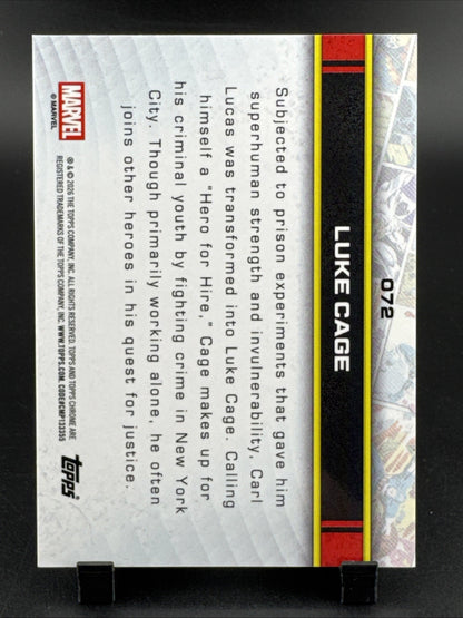 2026 TOPPS CHROME MARVEL LUKE CAGE GOLD /50