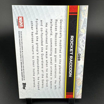 2026 Topps Chrome Marvel Comics Rocket Raccoon Pink Refractor /250