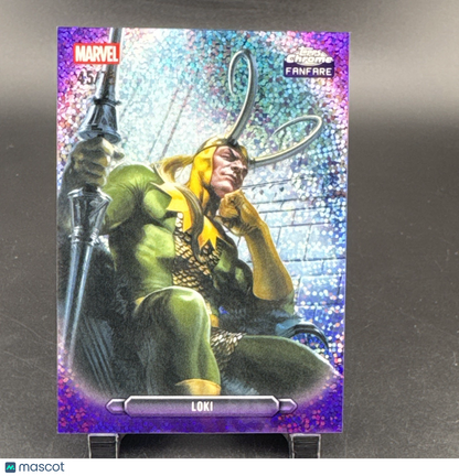2026 Topps Chrome Marvel Comics LOKI Fanfare FF-24 Purple /75