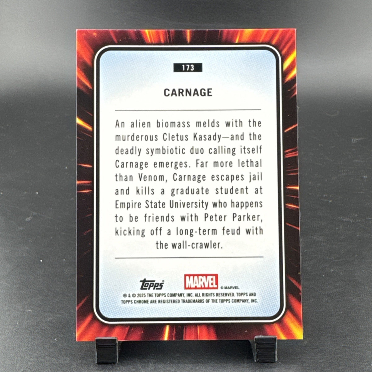 2025 Topps Marvel Carnage #173 27/62