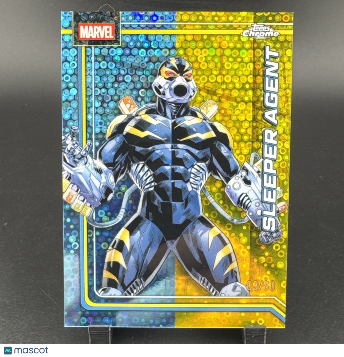2026 Marvel Chrome Sleeper Agent 3/80 Blue And Yellow #100