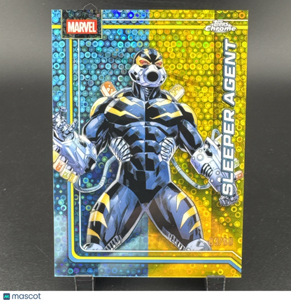 2026 Marvel Chrome Sleeper Agent 3/80 Blue And Yellow #100