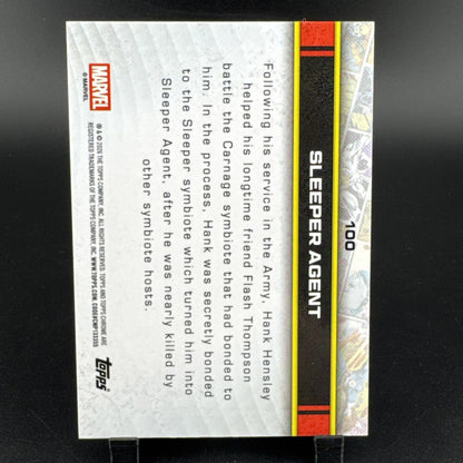 2026 Marvel Chrome Sleeper Agent 3/80 Blue And Yellow #100