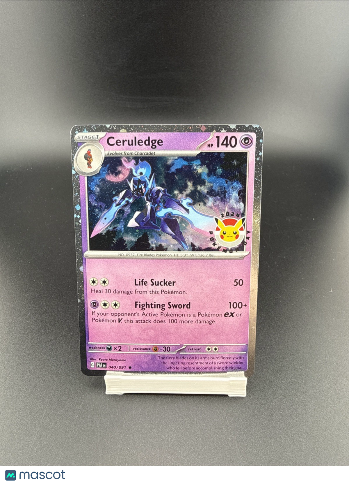 Ceruledge - (Pokemon Day 2024) (Cosmos Holo) Promo Miscellaneous Cards & Product