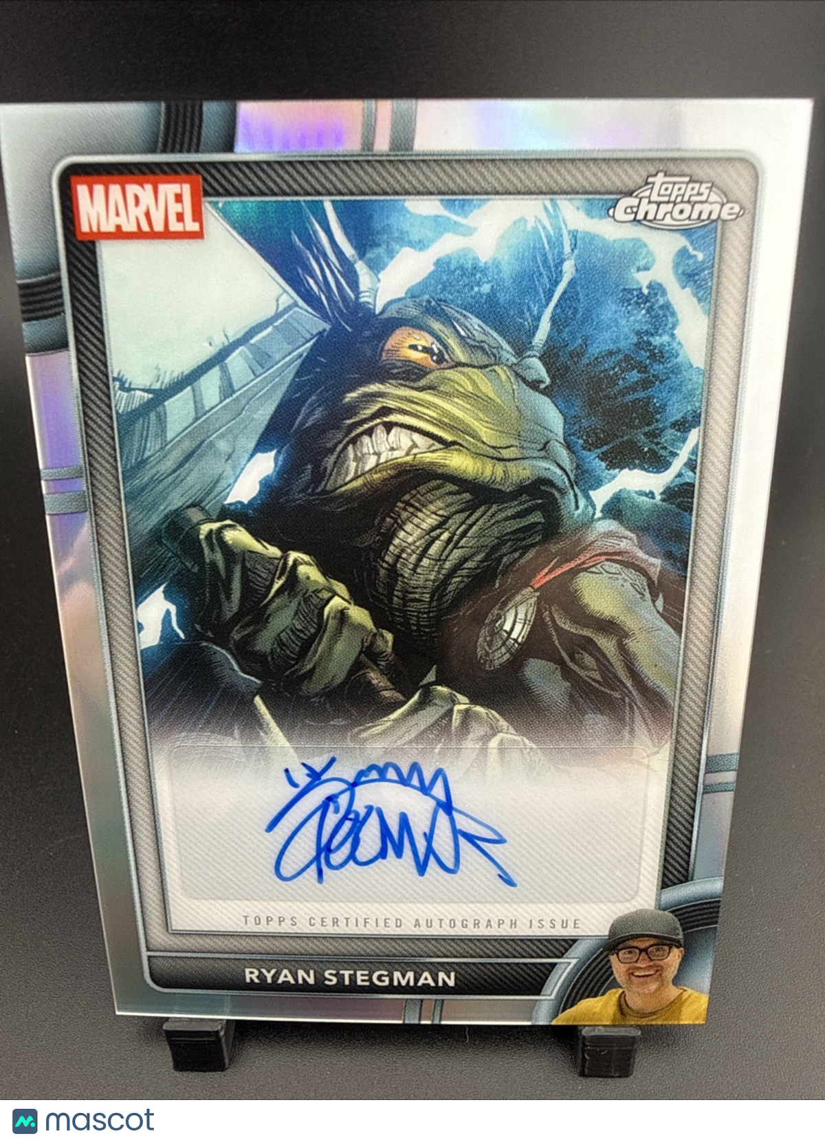 2026 Topps Chrome Marvel Ryan Stegman Artist Auto AA-RS Throg